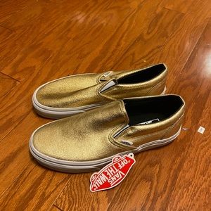 NEW gold vans